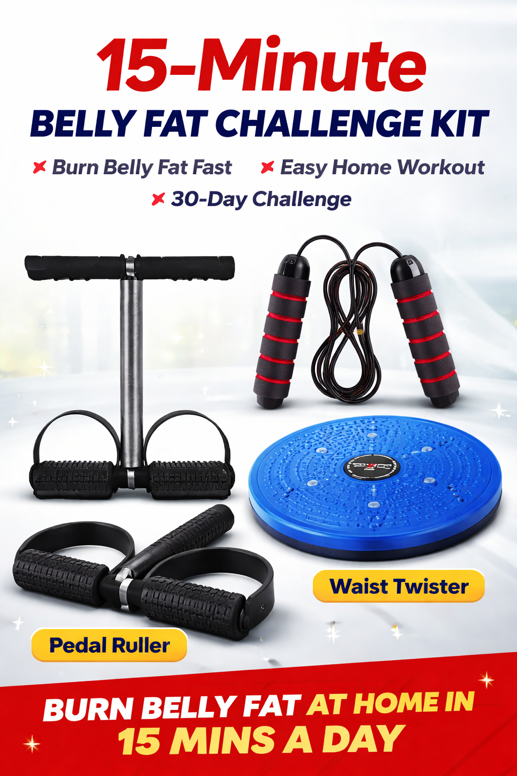 15-Minute Belly Fat Challenge Kit™